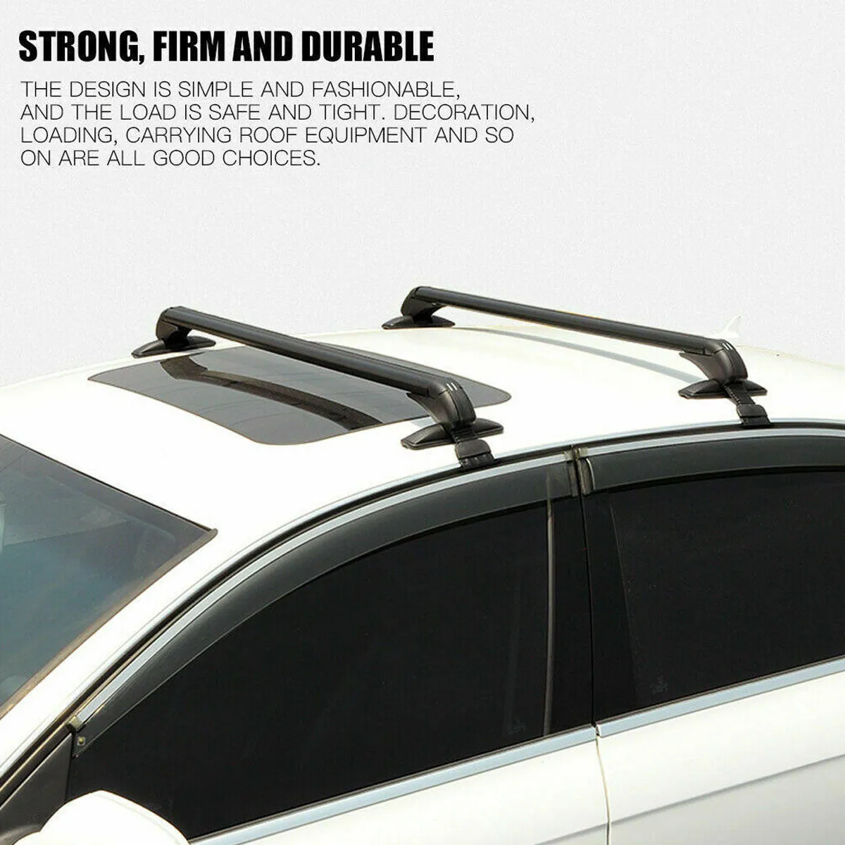 110cm Universal Car Roof Racks | Adjustable Cross Bars | Aluminium Alloy | Lockable Carrier