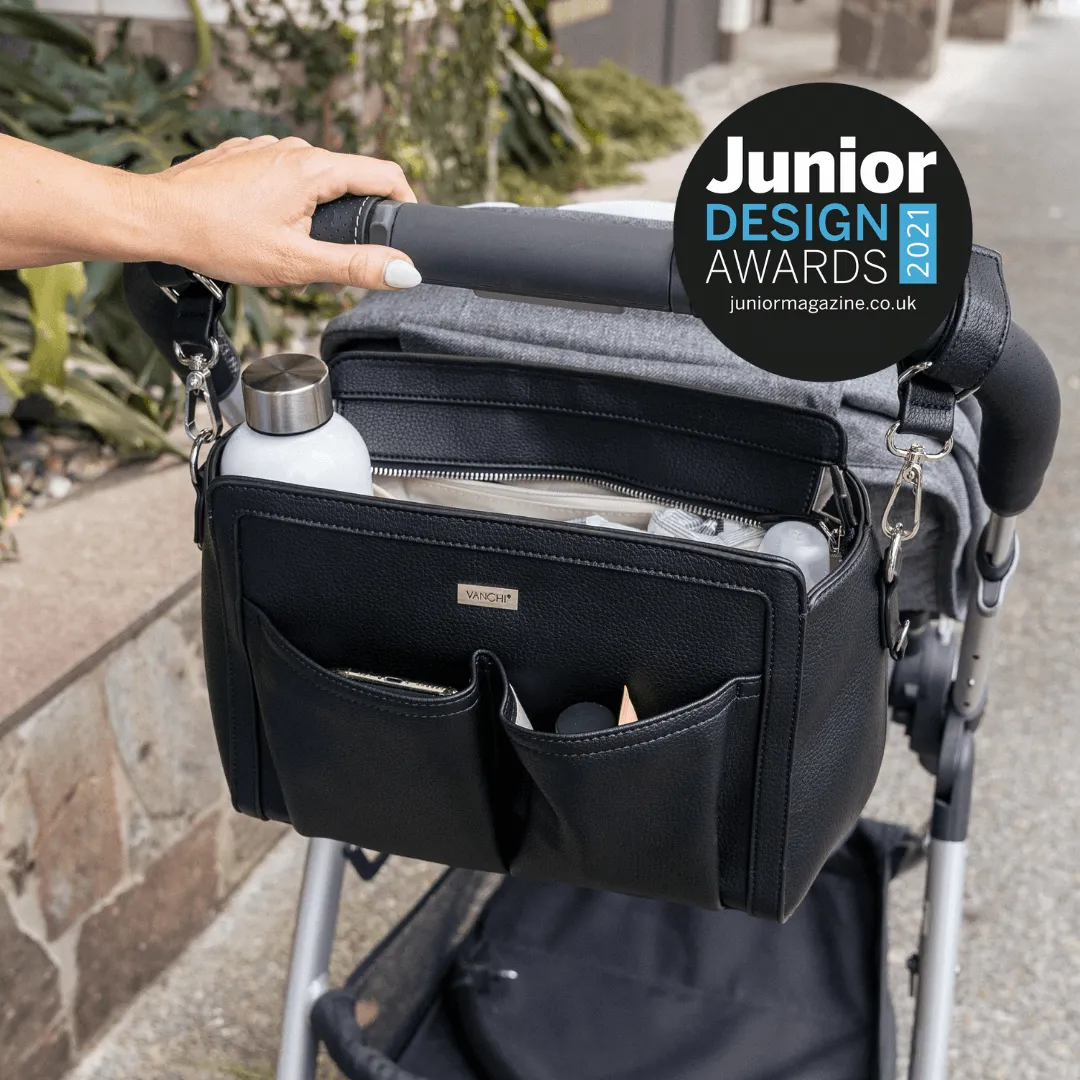 Amelia Convertible Pram Caddy- Black