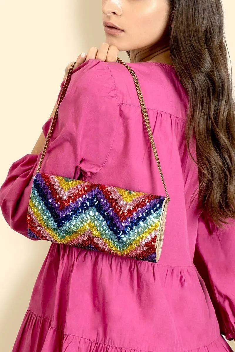 BRIAR MULTICOLOR CLUTCH