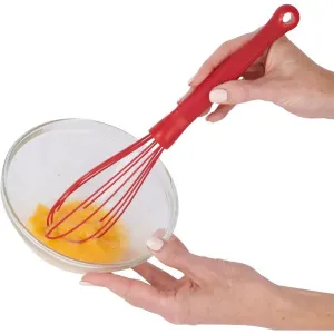 Colourworks Silicone Balloon Whisk, Red