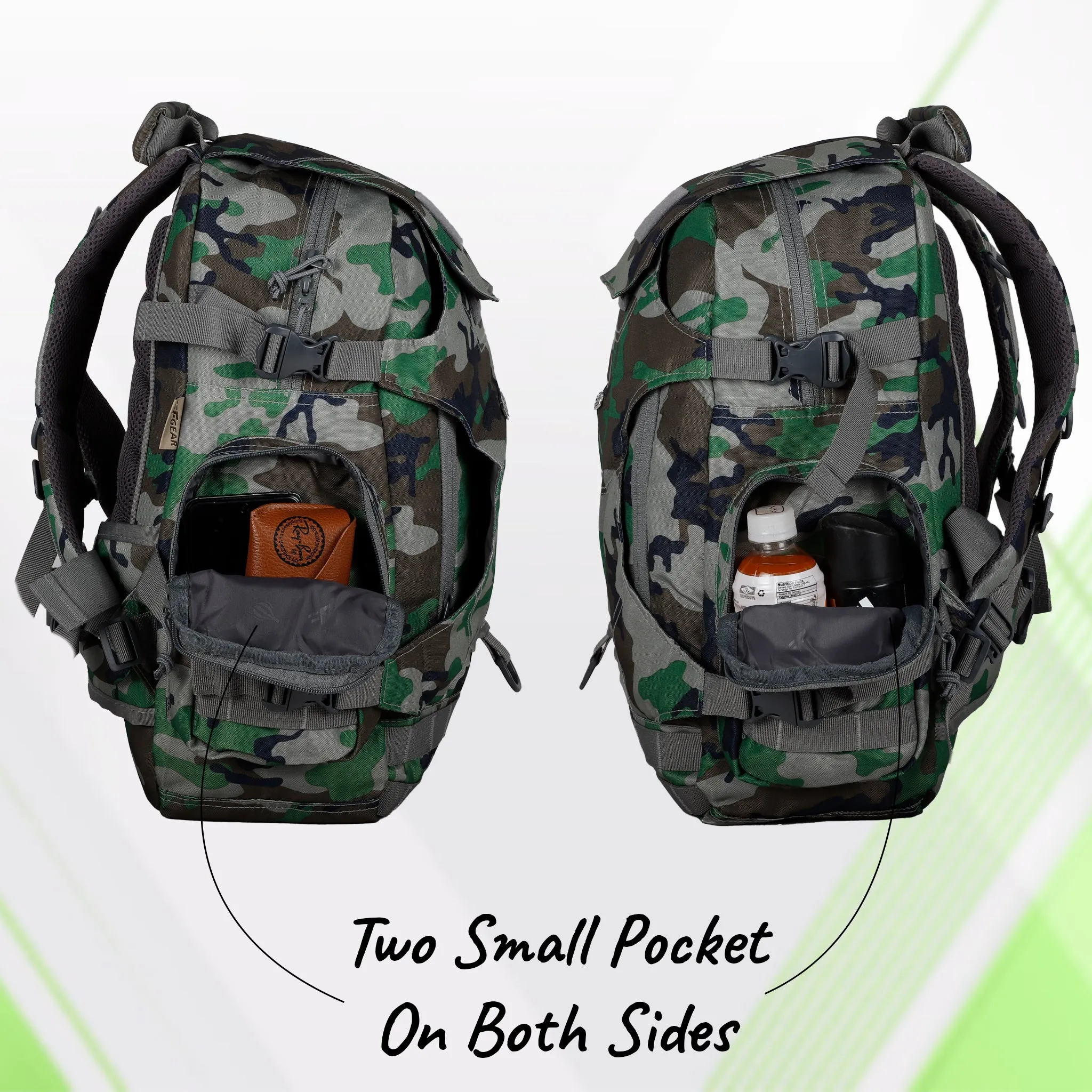 F Gear Military Ambush 32 L Woodland A Camo Rucksack