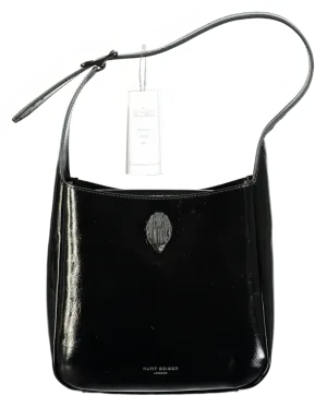 Kurt Geiger Black Leather Hobo Shoulder Bag