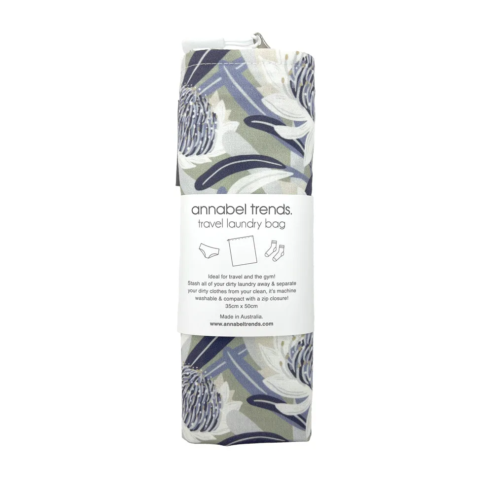 Laundry Bag - Cotton - Waratah Blue