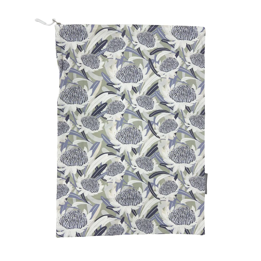 Laundry Bag - Cotton - Waratah Blue