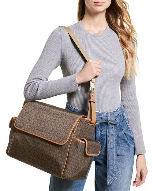 Michael Kors Large Messenger Diaper Bag - Brown