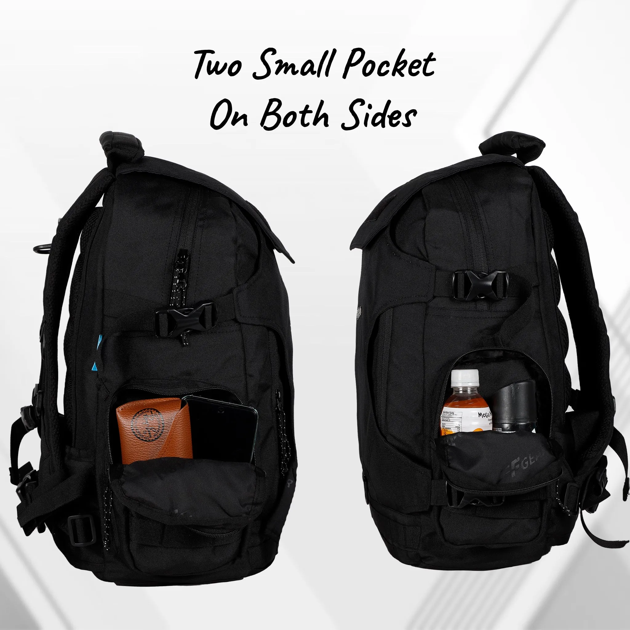 Military Ambush 32L Black Rucksack