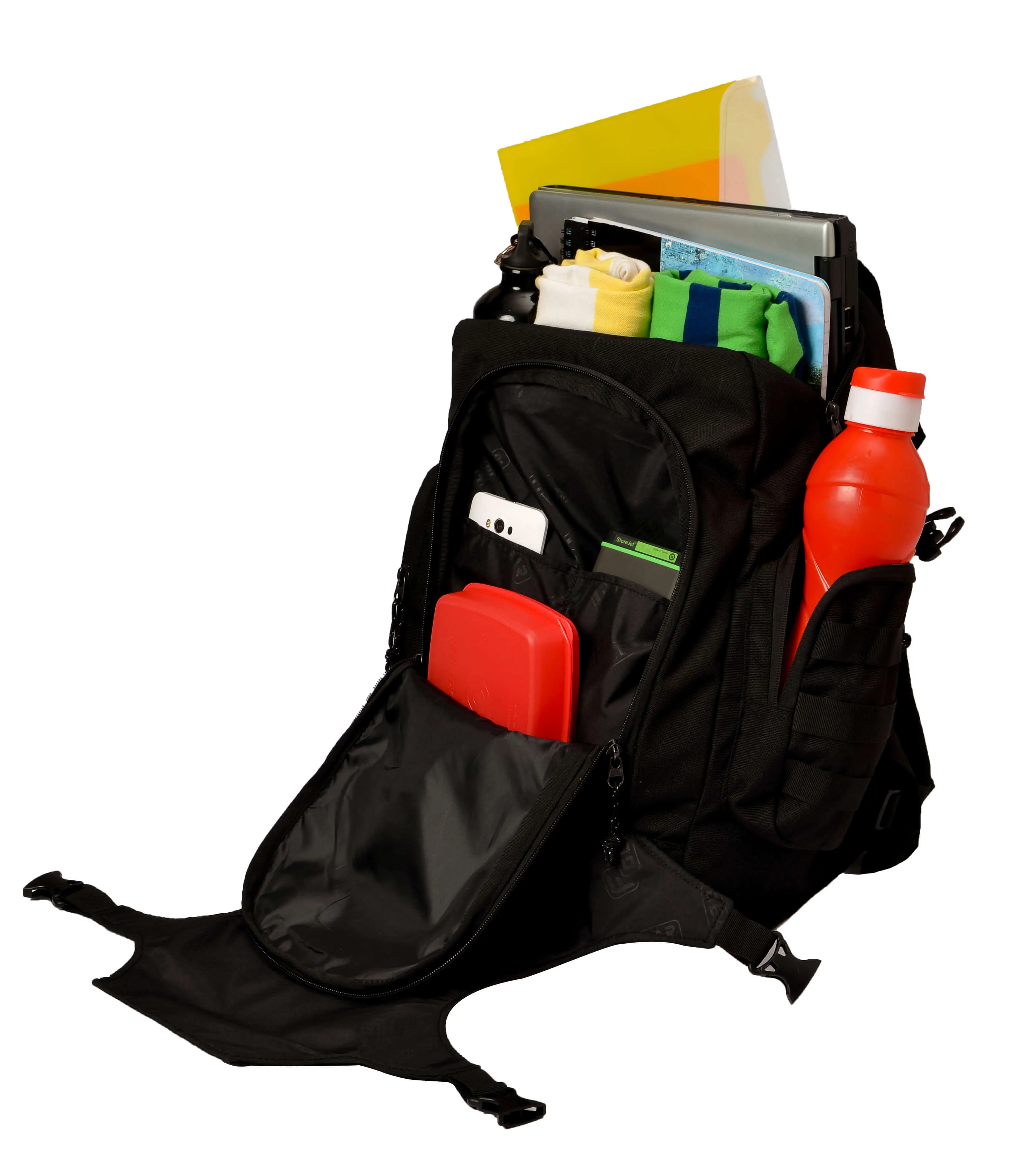 Military Ambush 32L Black Rucksack