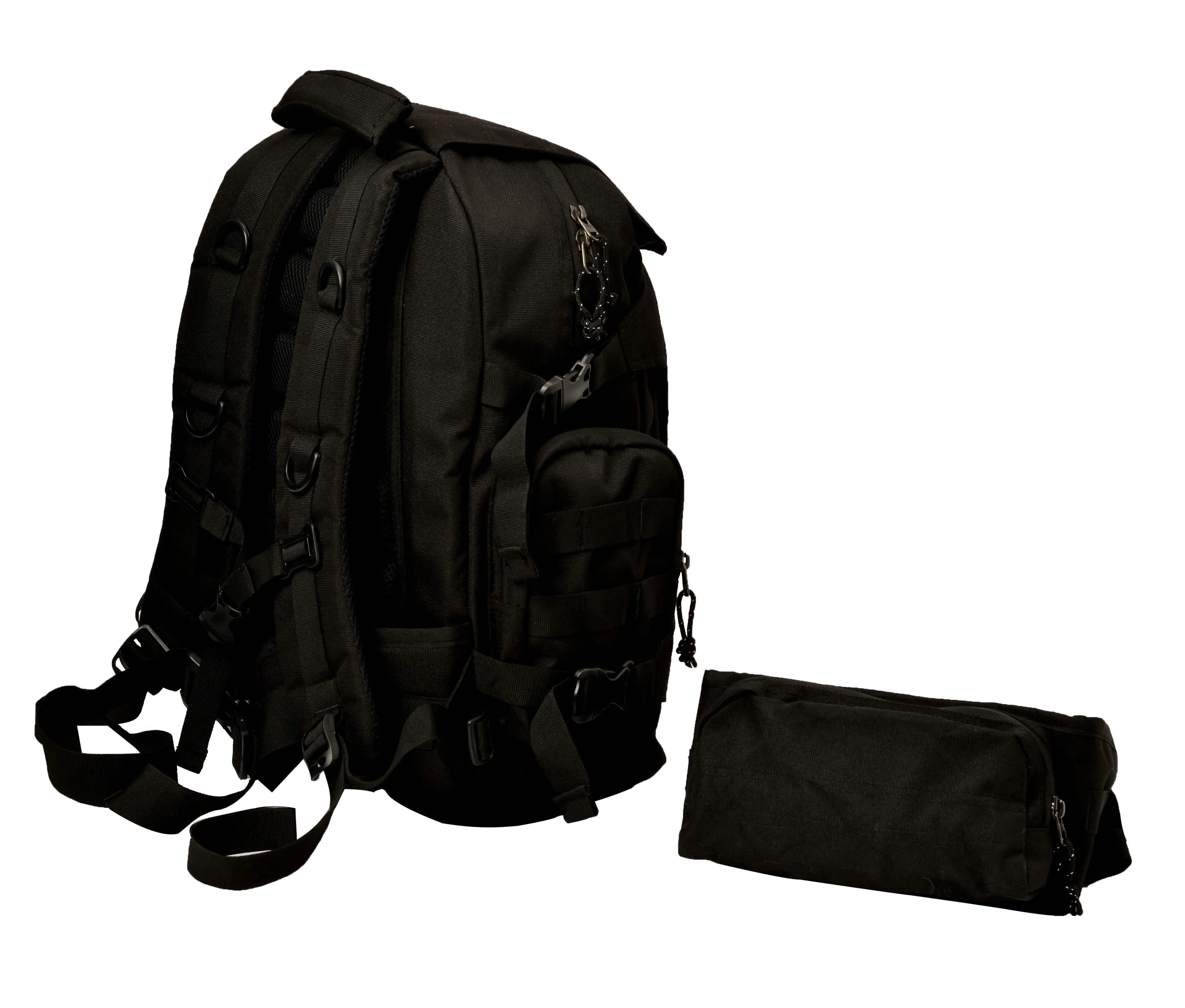 Military Ambush 32L Black Rucksack