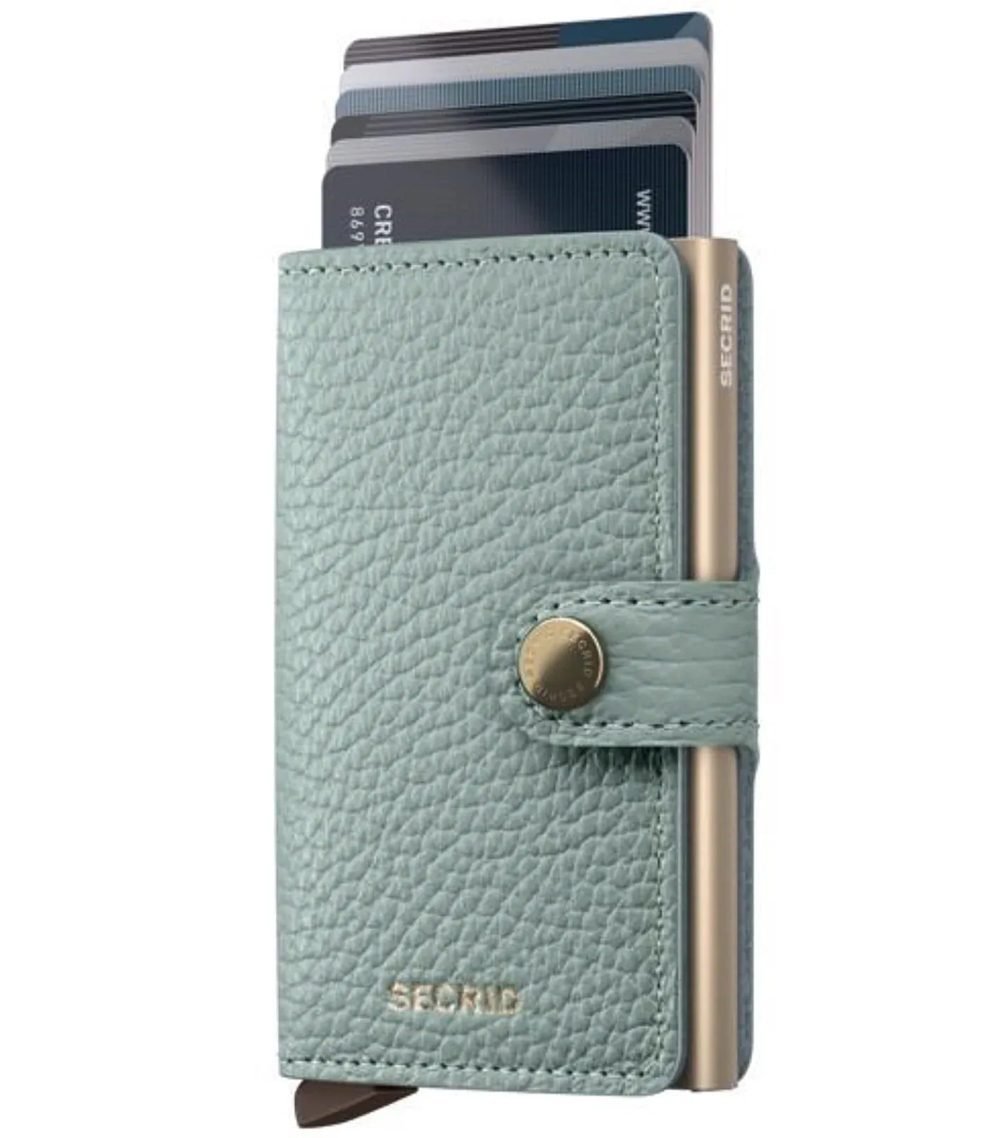 SECRID MINI WALLET - PEBBLE SEA GREEN