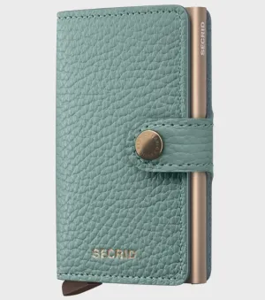 SECRID MINI WALLET - PEBBLE SEA GREEN