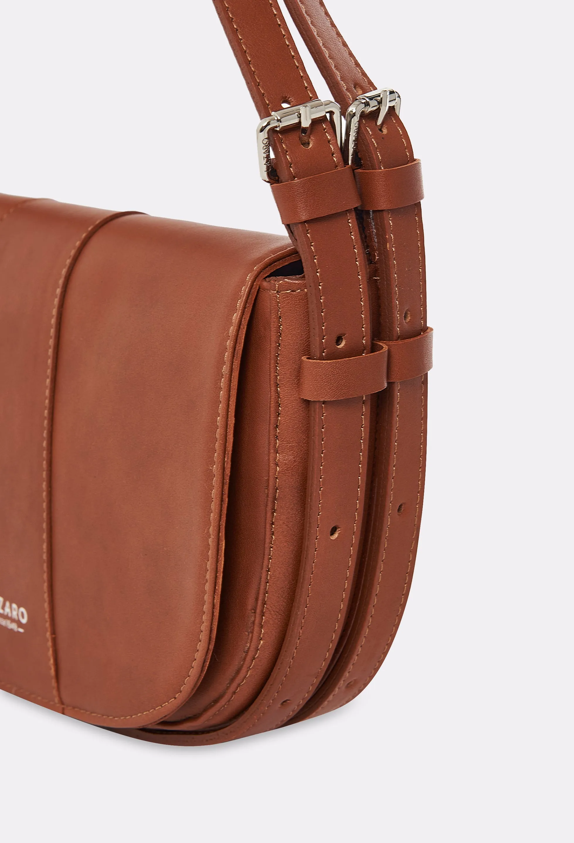 Tan Leather Shoulder Bag Montana