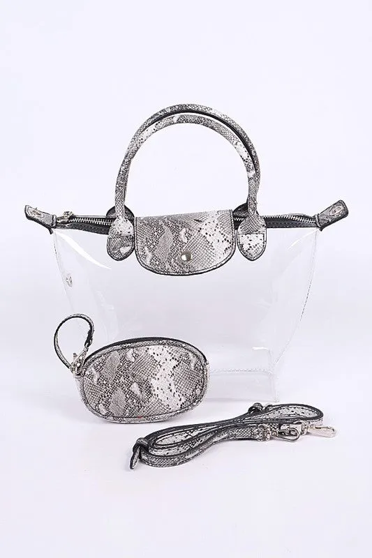 TEEK - Performance Convertible Clear Bag Set
