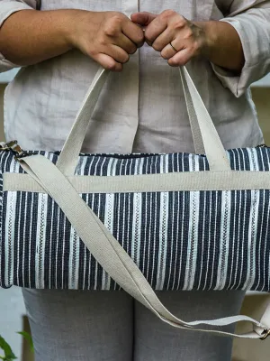 Upcycled Duffle Bag Black