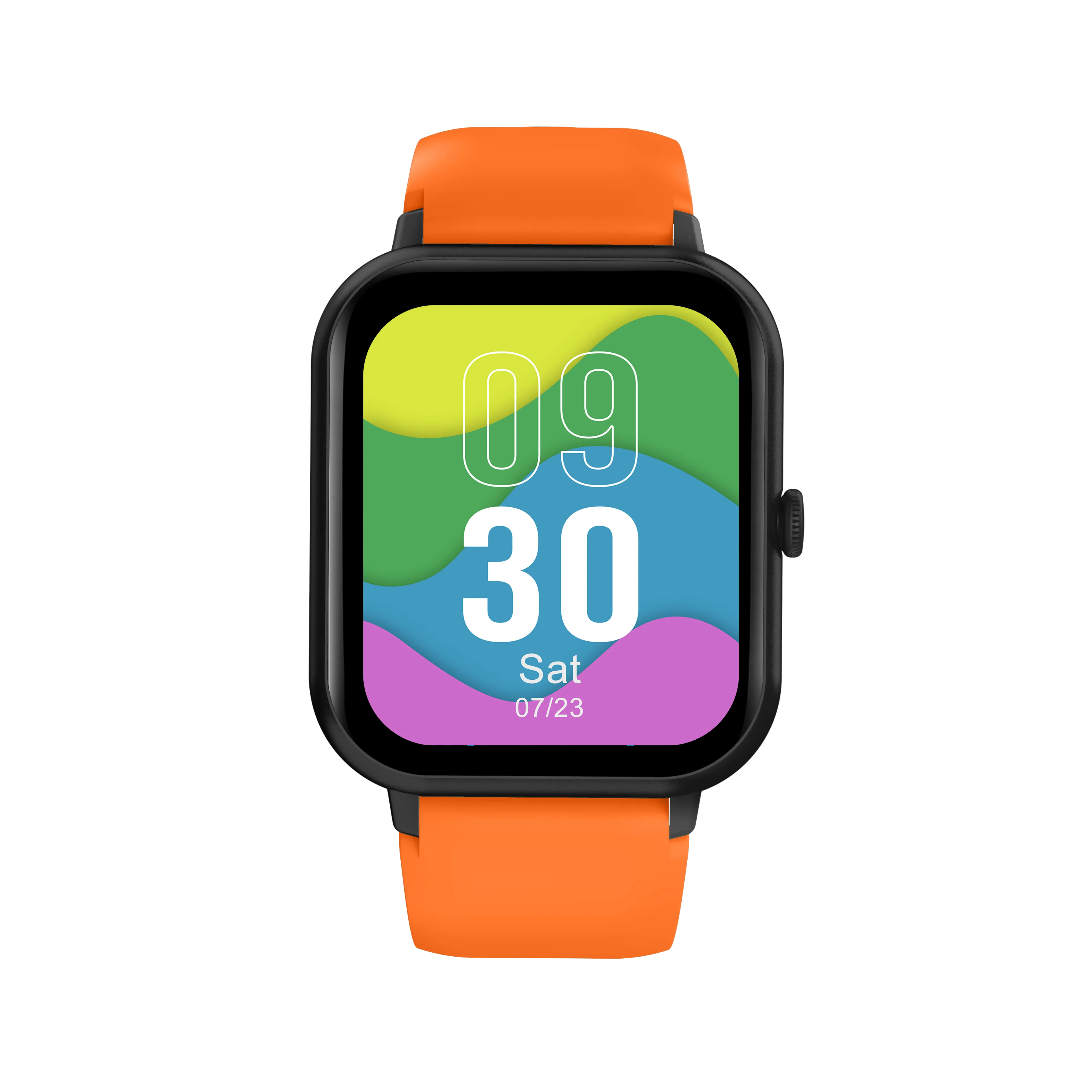 Volkano Chroma Series Smartwatch with orange strap