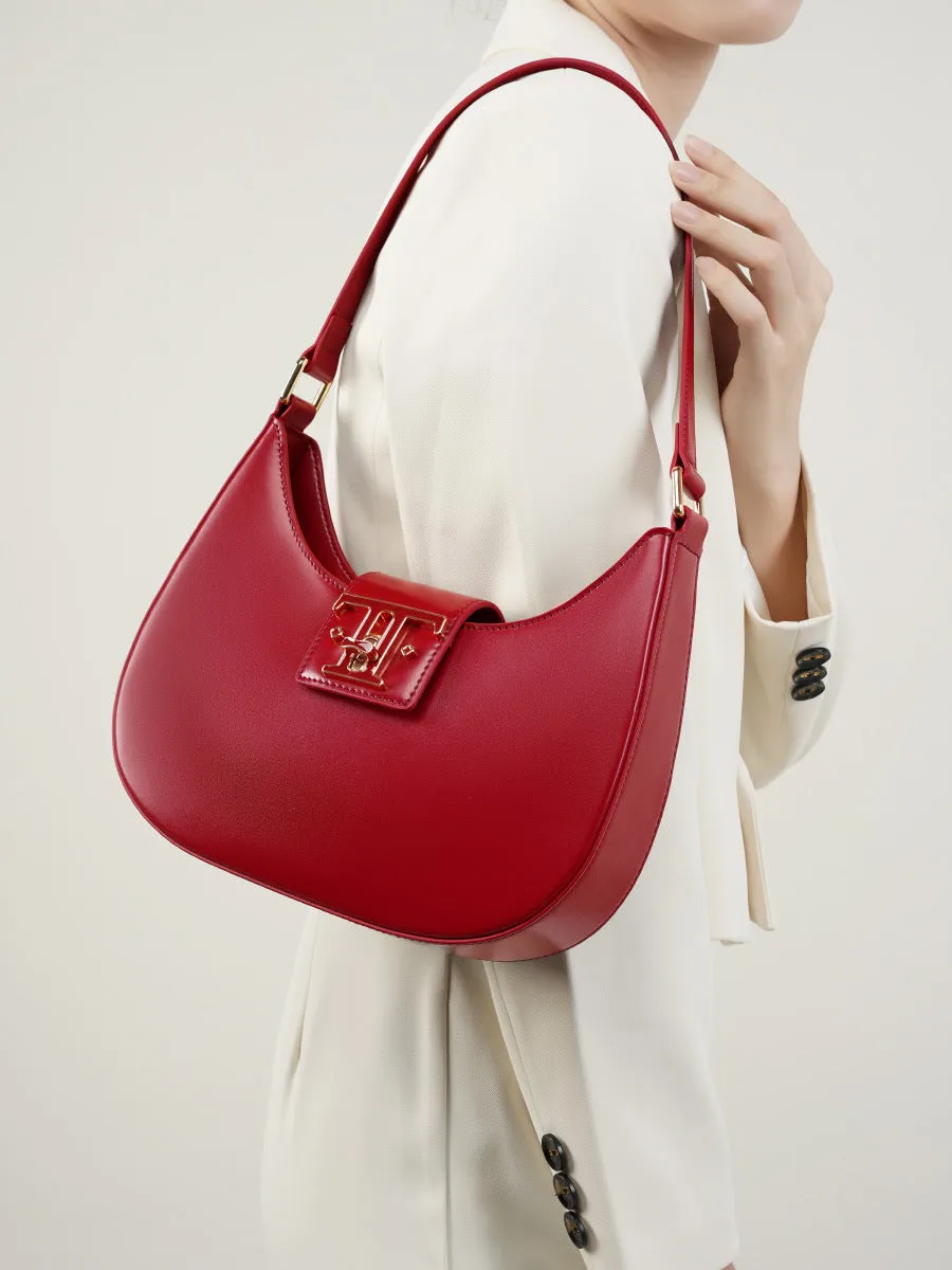 Women Fashion Leather Hobo Shoulder Bag