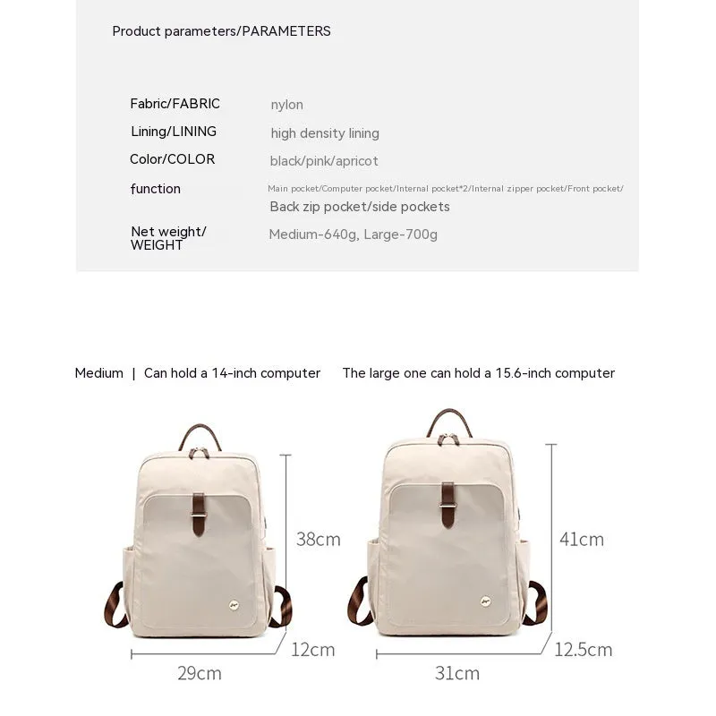 Women's Nylon Large Capacity Travel Bag